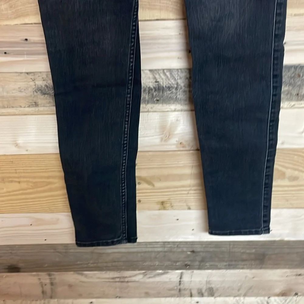 Hollister size 7R (28x31) Super Skinny High-rise Charcoal Gray Color Jeans - Picture 3 of 9